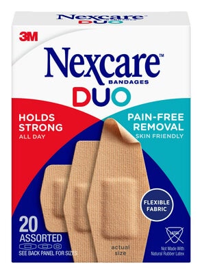 3M NeXCare Duo Bandages DSA-40 Assorted 40 Ct (7100241251)