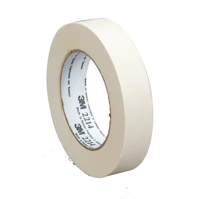 3M Paper Masking Tape 2214 Tan 12 Mm X 50 M 5.4 Mil (7100245640)