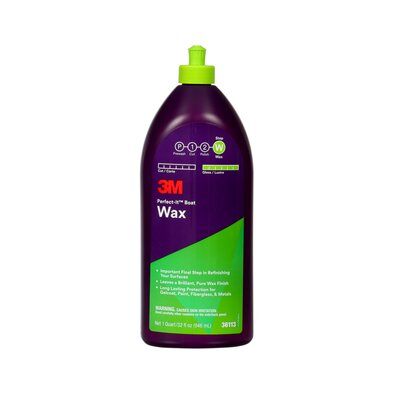 3M - 36113 Perfect-It Boat Wax 1 Quart 32 Fluid Ounce /946 Ml (7100087468)