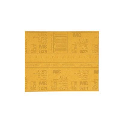 3M - 02541 Gold Abrasive Sheet 02541 P320 Grade 9 Inch X 11 Inch (7000118280)