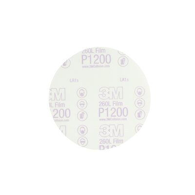 3M - 01103 Stikit Red Finishing Film Abrasive Disc 260L 6 Inch P1200 (7000119775)