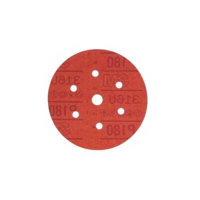 3M - 01143 Hookit Red Abrasive Disc Dust Free 01143 6 Inch P180 (7100011657)