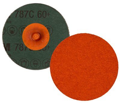 3M - 89694 Roloc Fibre Disc 787C 60 Plus TR 2 Inch Die R200P (7100100982)