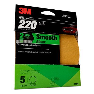 3M - 31435 Sanding Discs With Stikit Attachment 31435 6 Inch 320 Grit (7010363419)