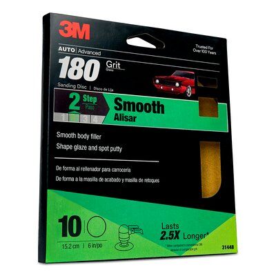 3M - 31448 Sanding Discs With Stikit Attachment 31448 6 Inch 180 Grit (7010328455)