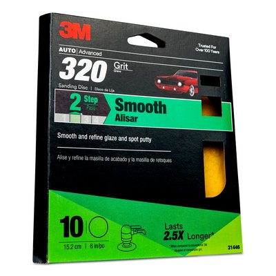3M - 31446 Sanding Discs With Stikit Attachment 31446 6 Inch 320 Grit (7010300624)