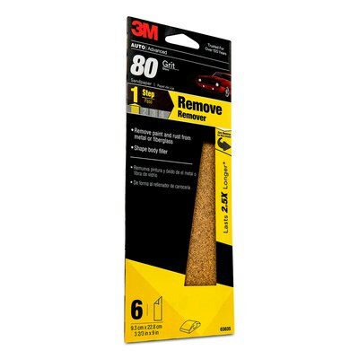 3M - 32545 Sandpaper 32545 180 Grit 9 Inch X 11 Inch (7010328061)