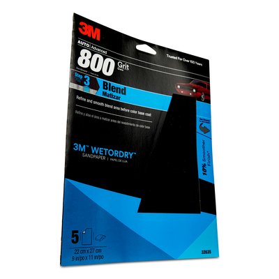 3M - 32035 Wetordry Sandpaper 32035 800 Grit 9 Inch X 11 Inch (7010364679)