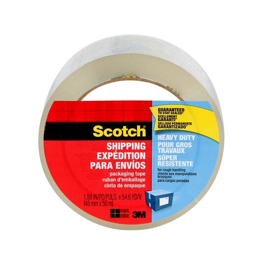 3M Scotch Heavy Duty Shipping Packaging Tape 3850-2 1.88 Inch X 54.6 Yard 48 Mm X 50 M (7100157930)