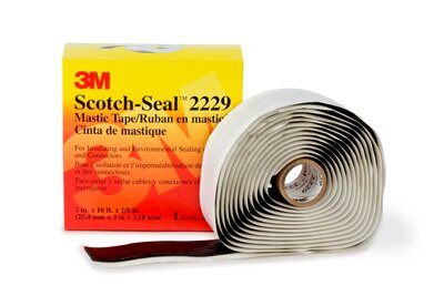 3M - 42919 Scotch-Seal Mastic Tape Compound 2229 3-3/4 Inch X 3-3/4 Inch Black (7010397013)