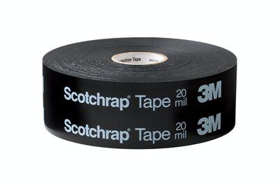 3M - 42809 Scotchrap Vinyl Corrosion Protection Tape 51 6 Inch X 100 Foot Unprinted Black (7100007740)