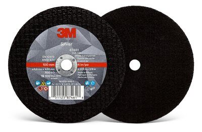 3M - 87461 Silver Cut-Off Wheel T1 4 Inch X .035 Inch X 3/8 Inch (7100139214)