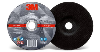 3M - 87470 Silver Cut-Off Wheel T27 6 Inch X .045 Inch X 7/8 Inch (7010409304)