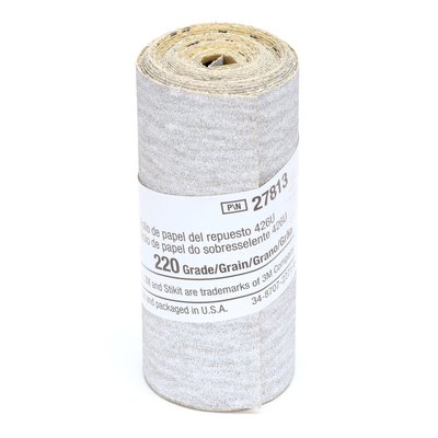 3M - 27813 Stikit Paper Refill Roll 426U 2-1/2 Inch X 95 Inch 220 A-Weight (7000028211)