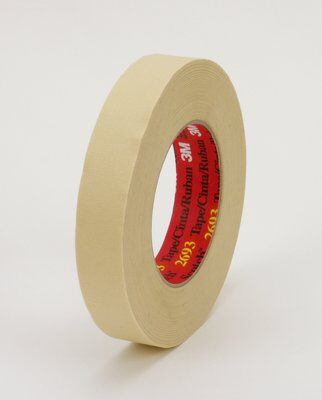 3M - 37629 High Performance Masking Tape 2693 Tan 24 Mm X 55 M 7.9 Mil (7000088348)