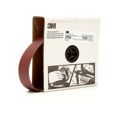 3M - 19796 Utility Cloth Roll 314D 1-1/2 Inch X 20 Yard P320 J-Weight (7000118517)
