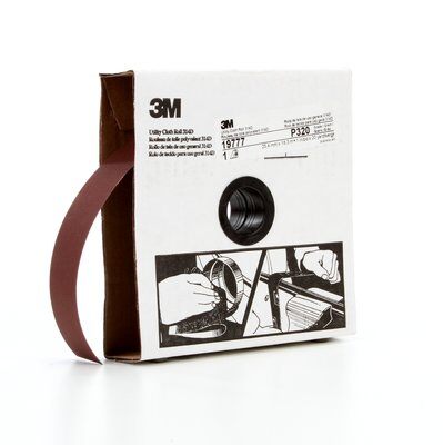 3M - 19777 Utility Cloth Roll 314D 1 Inch X 20 Yard P320 J-Weight (7000118499)
