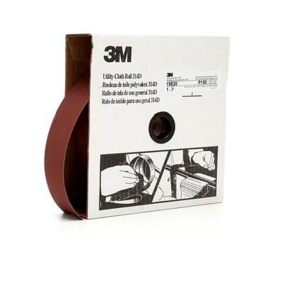 3M - 19820 Utility Cloth Roll 314D 2 Inch X 50 Yard P150 J-Weight (7000118540)