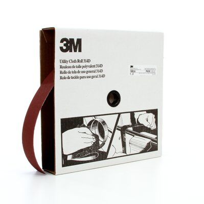 3M - 19824 Utility Cloth Roll 314D 2 Inch X 50 Yard P60 X-Weight (7000118544)