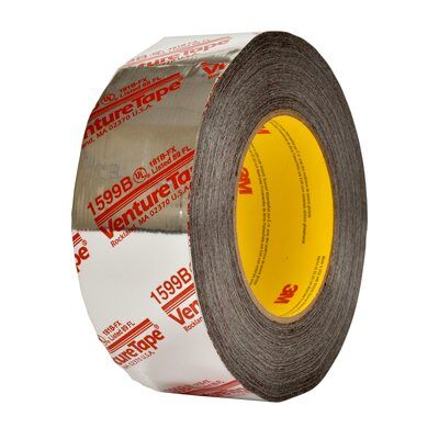 3M - 15996 Venture Tape Ul181B-Fx Polypropylene Duct Tape 1599B Silver 48 Mm X 109.7 M 3 Mil (7100043760)