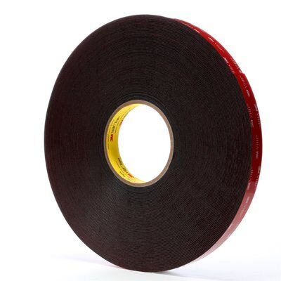 3M - 25522 VHB Heavy Duty Mounting Tape 5952 Black 3/4 Inch X 15 Yard 45 Mil (7000049237)