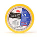 3M - 68855 Vinyl Tape 471 Yellow 1 Inch X 36 Yard 5.2 Mil Individually Wrapped (7100044642)