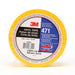 3M - 68856 Vinyl Tape 471 Yellow Inch X 36 Yard 5.2 Mil Individually Wrapped (7100044478)