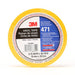 3M - 03127 Vinyl Tape 471 Yellow 3/4 Inch X 36 Yard 5.2 Mil (7000047467)