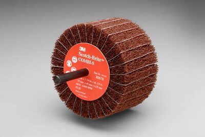 3M - 80799 Scotch-Brite Combi-S Wheel 80799 3 Inch X 1-3/4 Inch 1/4 Inch Shank P180 X-Weight (7000077964)