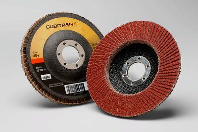 3M - 55605 Cubitron II Flap Disc 967A T27 4-1/2 Inch X 7/8 Inch 40 Plus Y-Weight (7000148181)