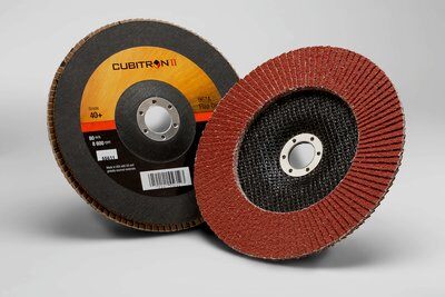 3M - 55611 Cubitron II Flap Disc 967A T27 7 Inch X 7/8 Inch 40 Plus Y-Weight (7000148184)