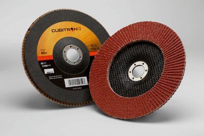 3M - 55612 Cubitron II Flap Disc 967A T27 7 Inch X 7/8 Inch 60 Plus Y-Weight (7000148185)