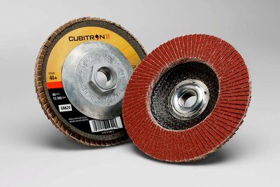 3M - 55620 Cubitron II Flap Disc 967A T29 Quick Change 4-1/2 Inch X 5/8-11 40 Plus Y-Weight (7100049935)