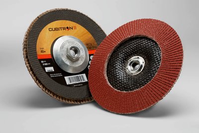 3M - 55626 Cubitron II Flap Disc 967A T29 Quick Change 7 Inch X 5/8-11 40 Plus Y-Weight (7010363298)