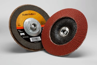 3M - 55627 Cubitron II Flap Disc 967A T29 Quick Change 7 Inch X 5/8-11 60 Plus Y-Weight (7010300289)