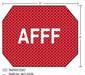 3M - 38826 Diamond Grade Damage Control Sign 3Mn052Dg-AFFF-5 Inch X 4 Inch (7010302550)