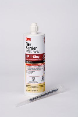 3M - 54925 Fire Barrier Rated Foam FIP 1-Step Maroon 12.85 Fluid Ounce Cartridge (7100020738)