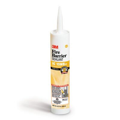 3M - 16557 Fire Barrier Sealant IC 15Wb Plus Yellow 10.1 Fluid Ounce Cartridge (7100011413)