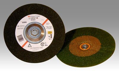 3M - 55959 Green Corps Depressed Center Grinding Wheel T27 7 Inch X 1/4 Inch X 5/8-11 Internal 36 (7100123075)