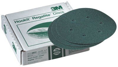 3M - 00615 Green Corps Hookit Disc Dust Free 00615 6 Inch 40 (7000119691)