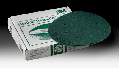 3M - 00621 Green Corps Hookit Disc Dust Free 00621 8 Inch 80 (7000120349)