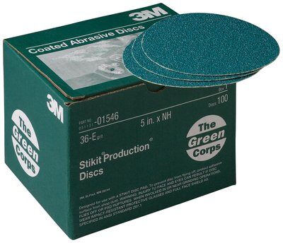 3M - 01546 Green Corps Stikit Production Disc 01546 5 Inch 36 Grit (7010309445)