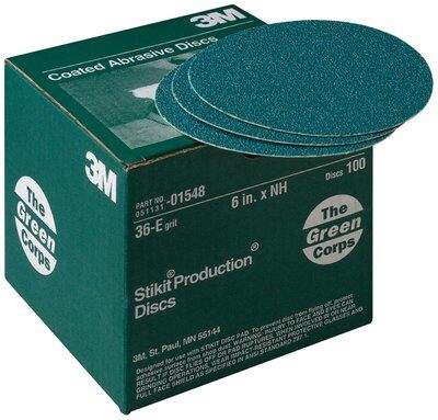 3M - 01548 Green Corps Stikit Production Disc 01548 6 Inch 36 Grit (7010328261)