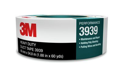 3M - 85563 Heavy Duty Duct Tape 3939 Silver 96 Mm X 54.8 M 9.0 Mil (7100022015)