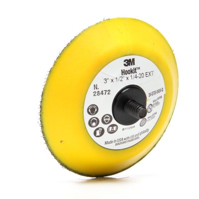 3M - 28472 Hookit Disc Pad 28472 3 Inch X 1/2 Inch 1/4-20 External (7000028220)