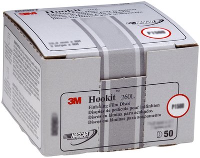3M - 00909 Hookit Finishing Film Abrasive Disc 260L 00909 3 Inch P1000 (7000021278)