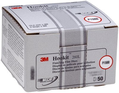 3M - 00954 Hookit Finishing Film Abrasive Disc 260L 00954 5 Inch P800 (7000000565)