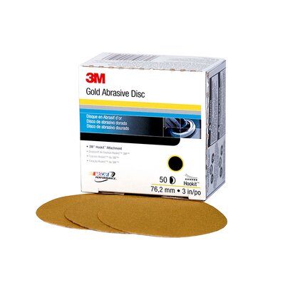 3M - 00912 Hookit Gold Disc 00912 3 Inch P500 (7000119710)