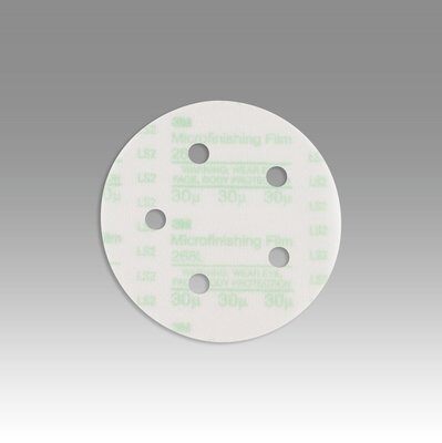 3M - 84174 Hookit Microfinishing Film Disc 268L 30 MIC Type D Green 5 Inch X NH D/F 5Hl Die 500Fh (7010365201)