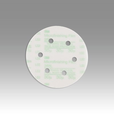 3M - 54554 Hookit Microfinishing Film Disc 268L D/F Type D 6 Inch X NH 6 Holes 30 Micron (7010359500)